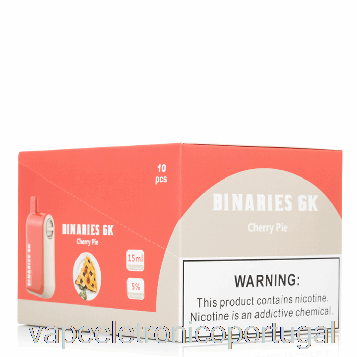 Vape Eletrônico [pacote Com 10] Binários Horizonte 6k 6000 Descartáveis